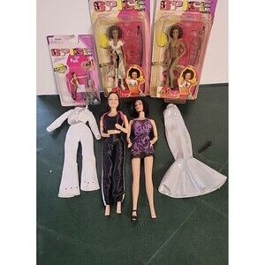 Vtg Spice Girls Barbie Mini Dolls Mixed Lot Scary Posh Sporty- one has FLAW